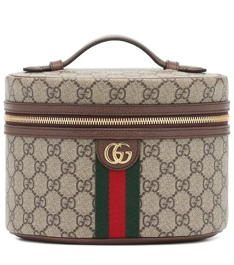 gucci ophidia gg supreme coated canvas cosmetics case|Gucci ophidia vanity case.